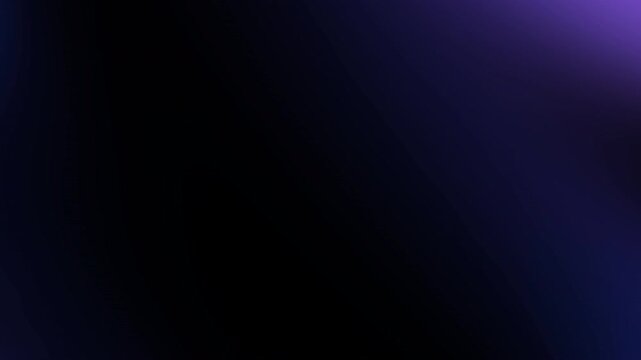Rich violet light leak overlay featuring soft sweeping movement across dark background for dramatic cinematic transitions and elegant visual effects 4K UHD