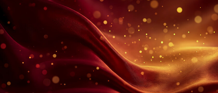 Premium Crimson Amber Silk Gradient Abstract Background for Luxury Branding and Cinematic Hero Sections