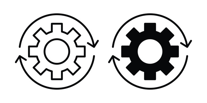 Implementation icon design, web, UI. Vector illustration, EPS10.