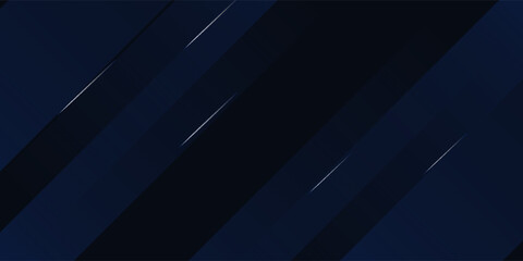 Obraz premium Abstract futuristic dark blue background with light and shadow. Eps10 vector