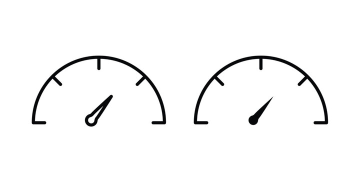 Meter icon design, web, UI. Vector illustration, EPS10.