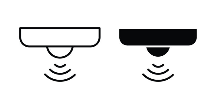 Motion sensor icon design, web, UI. Vector illustration, EPS10.