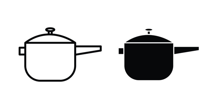 pressure cooker icon design, web, UI. Vector illustration, EPS10.