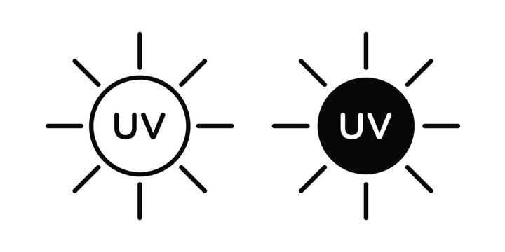 UV icon design, web, UI. Vector illustration, EPS10.
