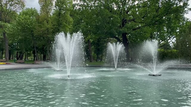 fountain in the park