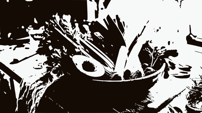 Fresh Vegetables in Bowl, Healthy Eating, Organic Produce, Natural Food