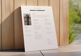 Clean and Elegant Resume Layout