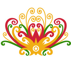Bornean ornament © Rusdi Maulana