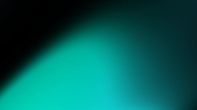 Fresh mint green light leak overlay featuring gentle sweeping movement across dark background for subtle cinematic transitions and elegant visual effects 4K UHD