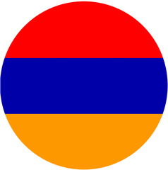 Obraz premium Armenia Flag Circle