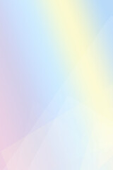 Fototapeta premium Pastel blue and pink soft-focus gradient background with gentle light rays, creating a calm, modern backdrop for designs, flyers, or website headers with copy space.
