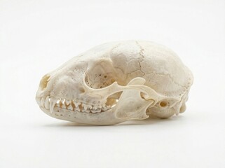 Obraz premium Close-up of animal skull bone.