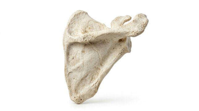 Scapula bone anatomy human skeleton.