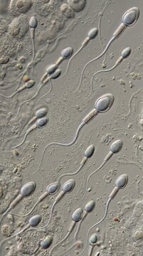 Fertility process overview: human reproduction, sperm navigate, ovum fertilize, cell division, zygote form, embryo develop, female anatomy, internal view, life journey.