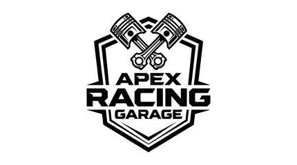 Apex Racing Garage Logo Design. © AFAstore