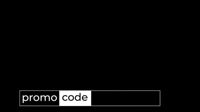 Promo Code Motion Graphic