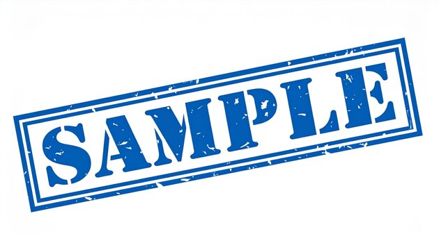 SAMPLE Stamp &ndash; Placeholder & Example Symbol