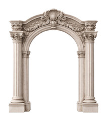 Fototapeta premium PNG Ornate classical archway design.