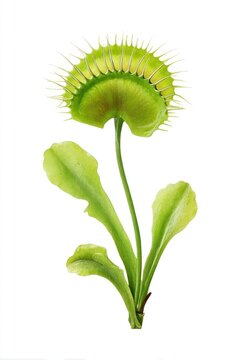 Detailed Venus flytrap illustration.