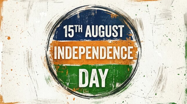 Independence day of india 15th august celebration graphic for patriotic events and national day designs