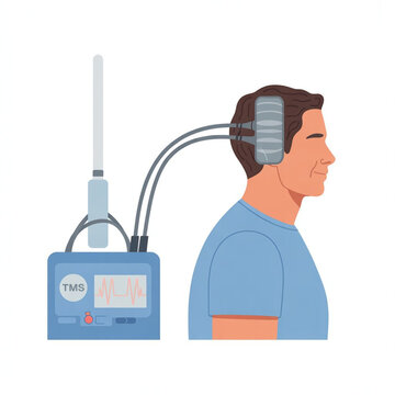 Transcranial Magnetic Stimulation TMS Device