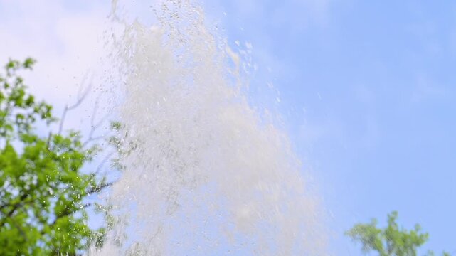 slow motion video of pouring water