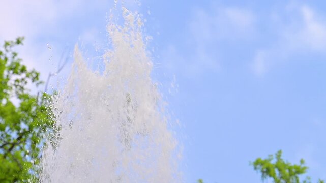 slow motion video of pouring water
