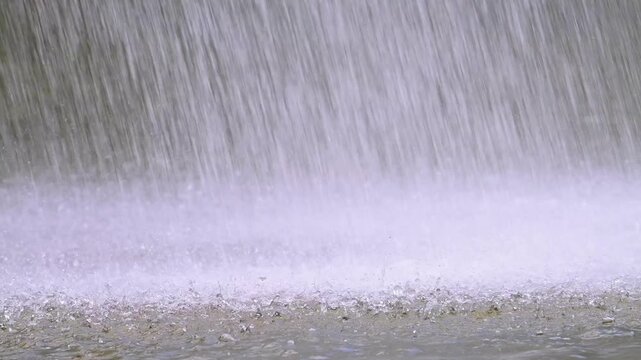 slow motion video of pouring water