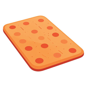 Rubber Eraser Pink Red Spots.
