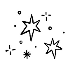 Obraz premium Hand Drawn Doodle Sparkling