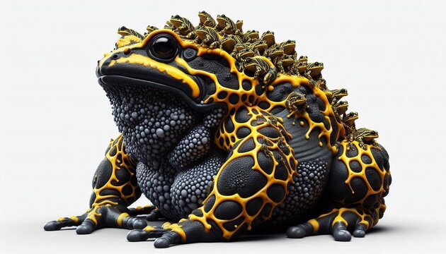 An AI generate big toad