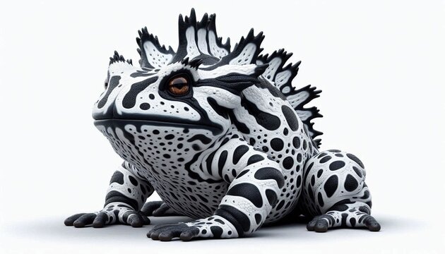 An AI generate big toad