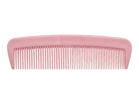 Pink wide tooth comb