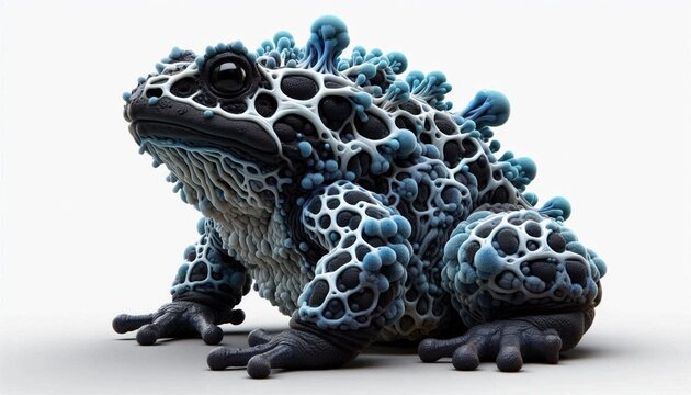 An AI generate big toad