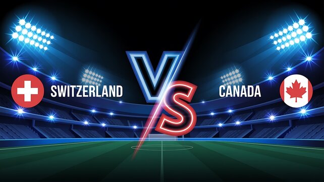 Switzerland vs canada soccer championship stadium