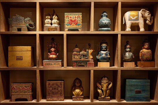 curators picks eclectic travel souvenirs on shelves