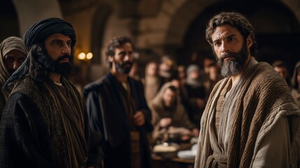 Obraz premium The Council of Jerusalem shows how unity, wisdom, and faith help believers resolve conflict and protect the truth of the gospel together 