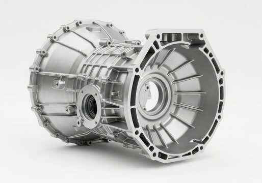 Car differential gear assembly cutaway view