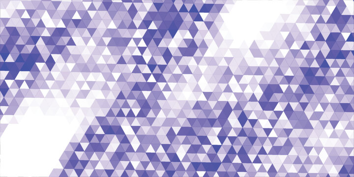 Abstract geometric low poly backdrop with purple triangular gradient pattern vector design