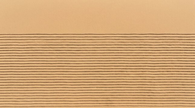 Minimalist Sand Ripples Texture Zen Garden Concept with Parallel Lines and Copy Space for Abstract Background