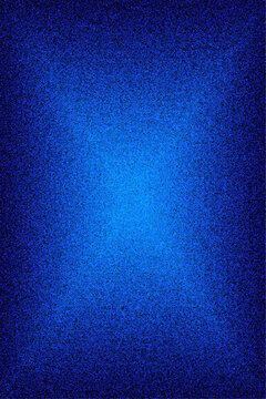  Abstract Deep Blue Starburst Background with Central Light Glow and Heavy Noise Film Grain Texture