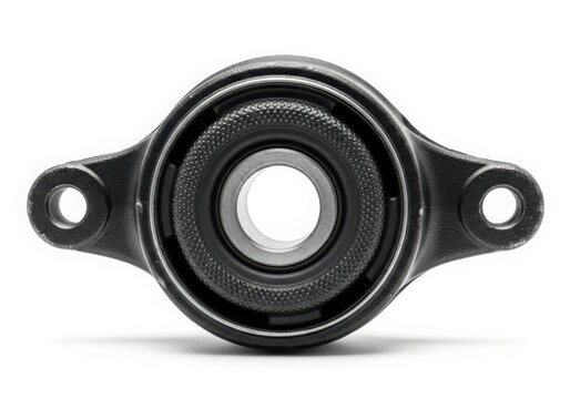 Black rubber engine mount bushing