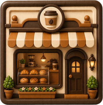 Tiny Coffee Shop Front