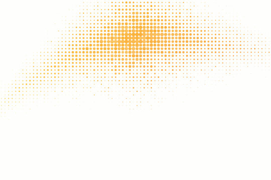 Halftone gradient background, with golden yellow, dots pattern