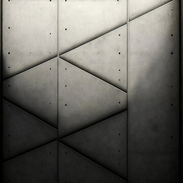 A prefabricated concrete surface with smooth industrial panel divisions and seams.