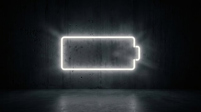 Concept of decision fatigue and the need to recharge shown by a glowing low battery icon.