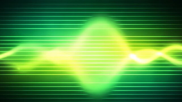 Glowing neon green parallel stripes with subtle gradient lighting