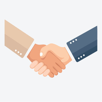 Poign&eacute;e de main symbolisant accord et coop&eacute;ration