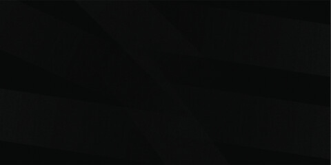 Obraz premium Modern black white abstract background. Minimal. Gradient. Dark grey banner with geometric shapes, lines, stripes, triangles. Design. Futuristic. Cut paper or metal effect.vector eps10
