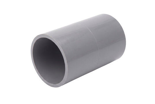 Grey PVC Pipe Coupling Straight Connector